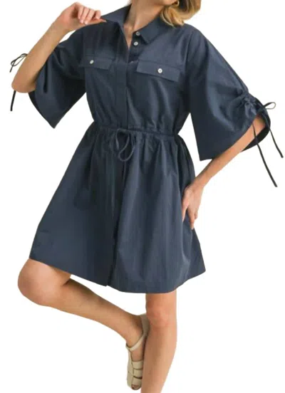 Jodifl Love Spell Dress In Navy Blue