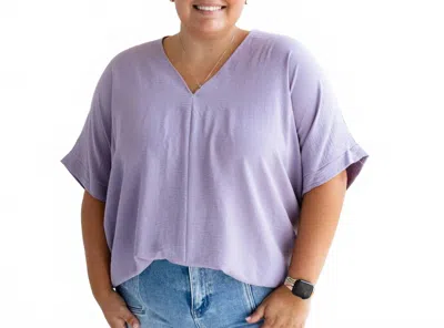Jodifl Love You Blouse In Lavender In Purple