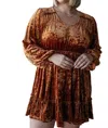 Jodifl Magnificent Muse Velvet Dress In Gold In Gold