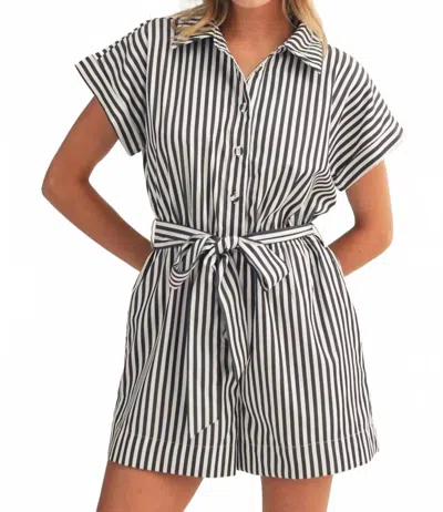 Jodifl Make Me Feel Special Romper In Blue In Gray