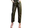 Jodifl Marki Leather Pant In Olive