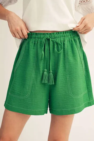 Jodifl Move A Bit Shorts In Kelly Green