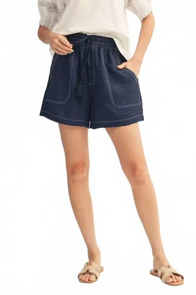 Jodifl Move A Bit Shorts In Navy In Blue