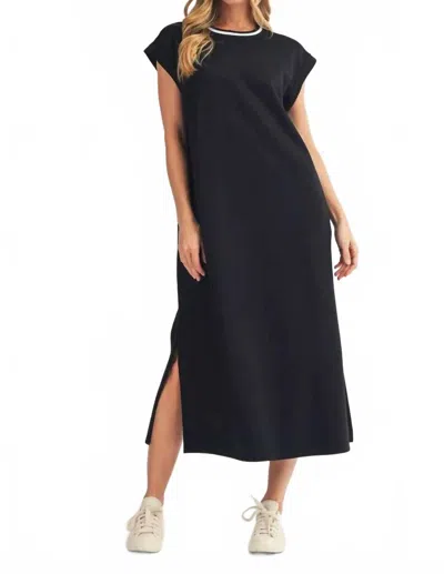 Jodifl My Identity Maxi Dress In Black In Blue