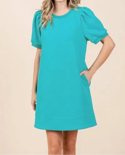 Jodifl My Style Dress In Turquoise