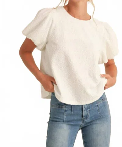 Jodifl News Flash Top In Off White In Neutral