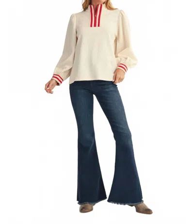 Jodifl Old School Top In Ivory In Neutral
