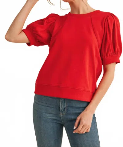 Jodifl On My Mind Top In Tomato Red