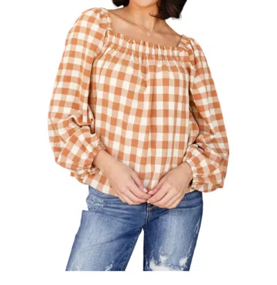 Jodifl One Fine Afternoon Top In Caramel In Brown