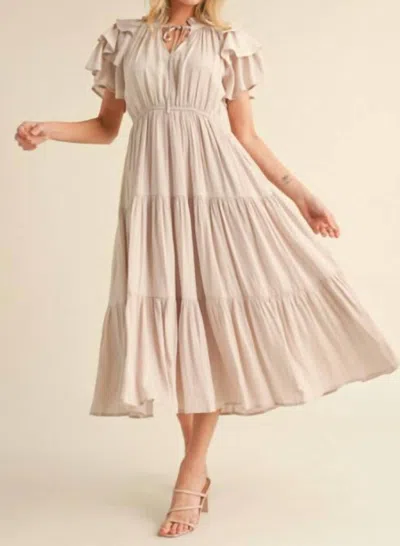 Jodifl One I Want Dress In Champagne In White