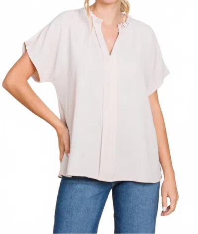 Jodifl Paden Top In Oatmeal In Neutral