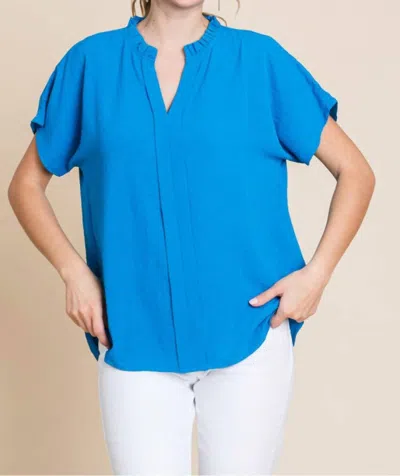 Jodifl Paden Top In Turquoise In Multi