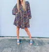 Jodifl Petal Parade Floral Dress In Multi