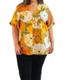 Jodifl Picking Blooms Blouse In Amber Mix In Multi