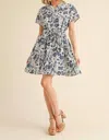 Shop Jodifl Pierpoint Dress In Navy