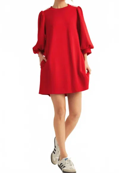 Jodifl Push Your Limits Dress In Red