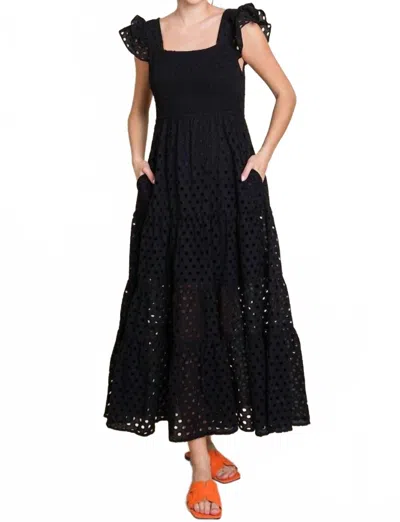 Jodifl Rebel Heart Dress In Black