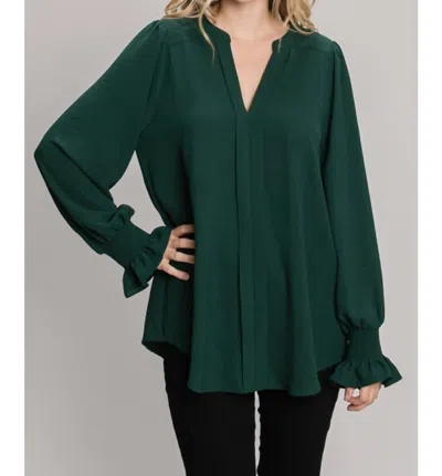 Jodifl Retail Therapy Top In Hunter Green