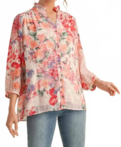 Jodifl Ruby Rose Top In Pink