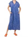 Jodifl Shayla Washed Maxi Dress In Delph In Blue