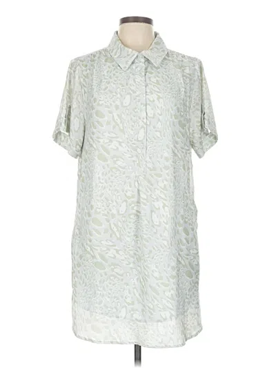 Pre-owned Jodifl Short Sleeve Blouse In Green