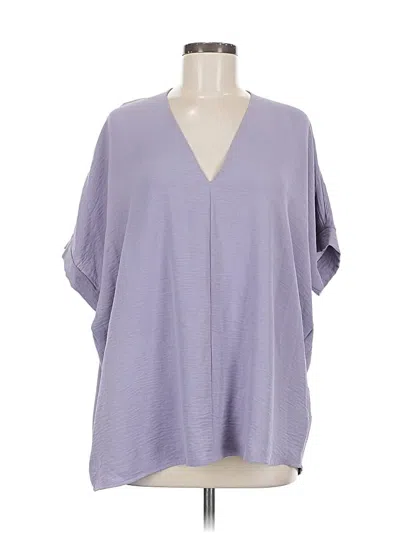 Pre-owned Jodifl Short Sleeve Blouse In Purple