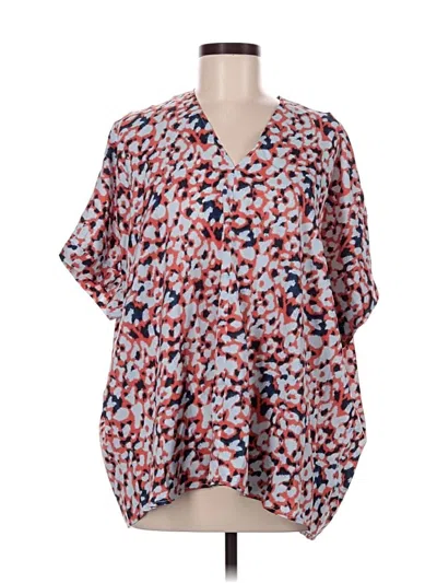 Pre-owned Jodifl Short Sleeve Blouse In Red