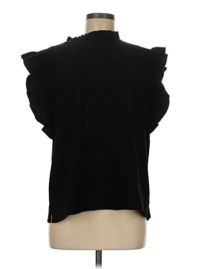 Pre-owned Jodifl Short Sleeve Turtleneck In Black