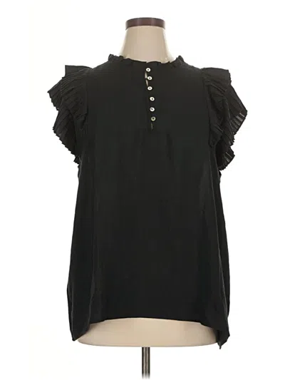 Pre-owned Jodifl Sleeveless Blouse In Black