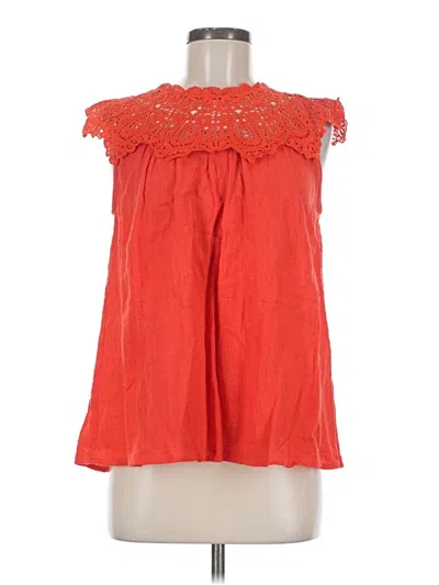 Pre-owned Jodifl Sleeveless Blouse In Red