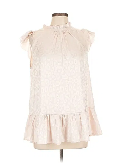 Pre-owned Jodifl Sleeveless Blouse In White