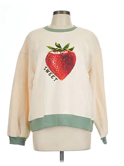 Pre-owned Jodifl Sweatshirt In White