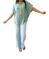 Jodifl Sweet Simplicity Button Down Blouse In Sage In Multi