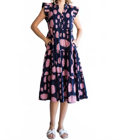 Jodifl Take It Or Leave It Dress In Navy In Blue