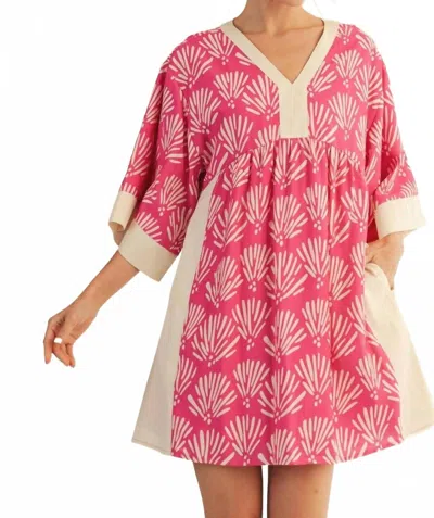 Jodifl The Rue Dress In Fuchsia In Pink