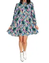 Jodifl Thrill Of It All Floral Dress In Green In Green
