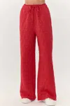 Jodifl Turn Around Quilted Pant In Red