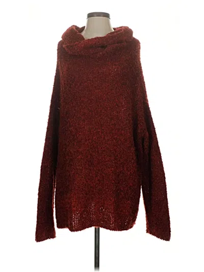 Pre-owned Jodifl Turtleneck Sweater In Burgundy