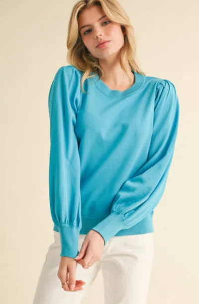 Jodifl Under A Spell Top In Turquoise In Blue