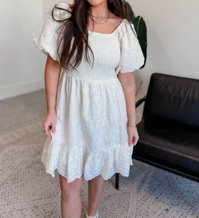 Jodifl Vera Dress In Cream