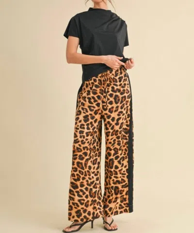Jodifl Wild Night Leopard Pants In Yellow