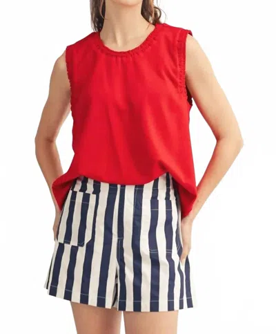 Jodifl Women's Easy Everyday Sleeveless Top In Red