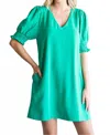 Jodifl Women's Leighton Shift Dress In Soft Emeral In Multi