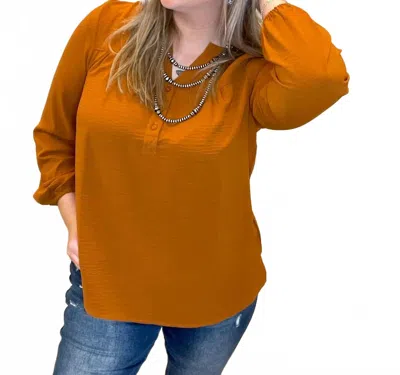 Jodifl Women's Makin' Memories Top In Orange