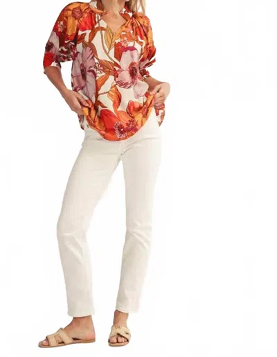 Jodifl Women's Rooted Top In Orange