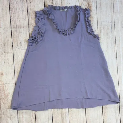 Jodifl Women's Sleeveless Ruffle Top In Lavender In Purple