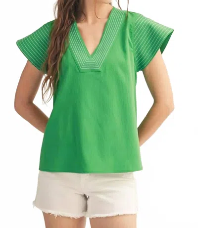 Jodifl Women's Slow Down Top In Green