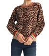 Jodifl Women's Wild Wonders Sweater In Multi In Brown