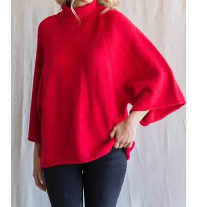 Jodifl Work On It Sweater In Tomato Red In Multi