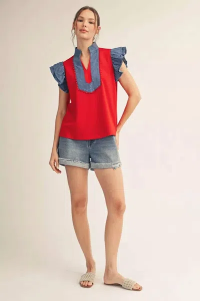 Jodifl World Was New Top In Red